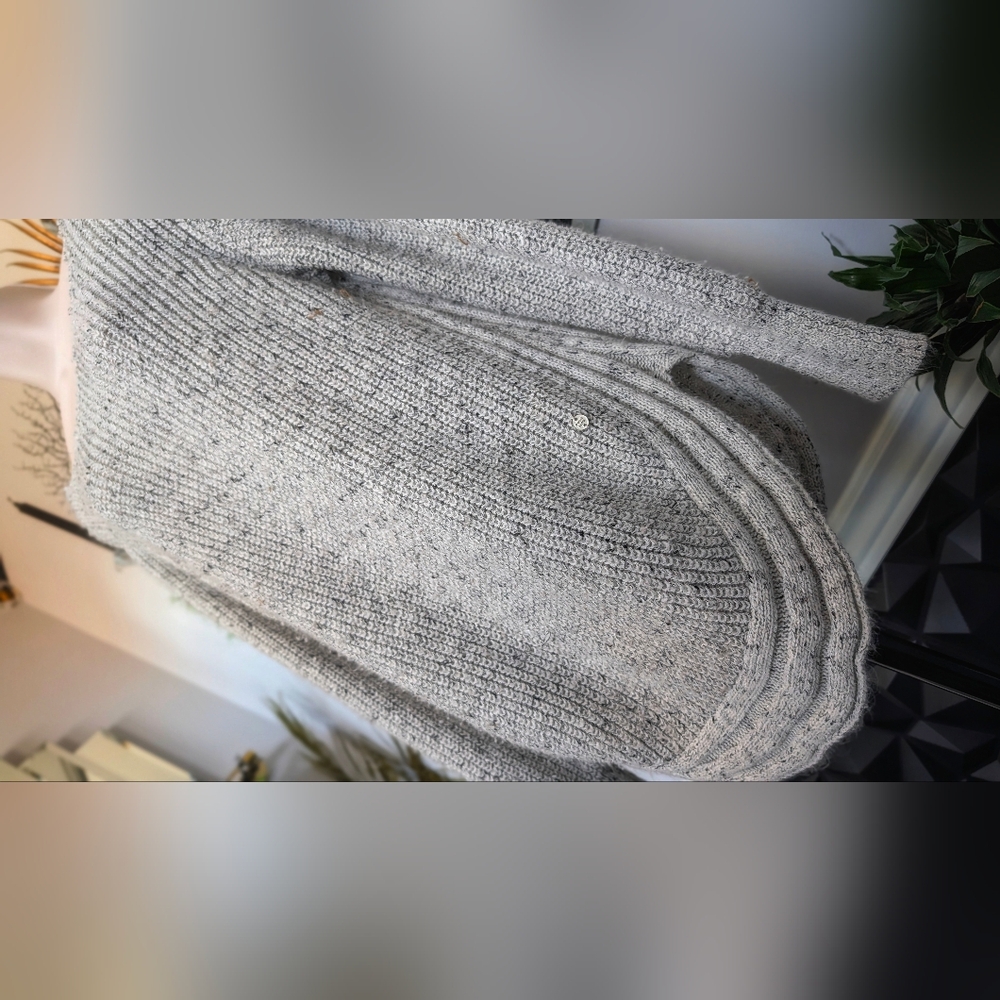 Point Zero Grey Ribbed Sweater XL *FLAW* - Picture 3 of 10